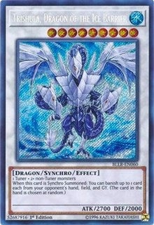 Trishula, Dragon of the Ice Barrier [BLLR-EN060] Secret Rare | North Game Den