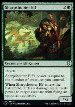 Sharpshooter Elf [Commander Legends: Battle for Baldur's Gate] | North Game Den