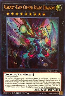 Galaxy-Eyes Cipher Blade Dragon [JUMP-EN081] Ultra Rare | North Game Den