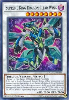 Supreme King Dragon Clear Wing [COTD-EN039] Rare | North Game Den