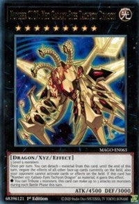 Number C107: Neo Galaxy-Eyes Tachyon Dragon [MAGO-EN063] Rare | North Game Den