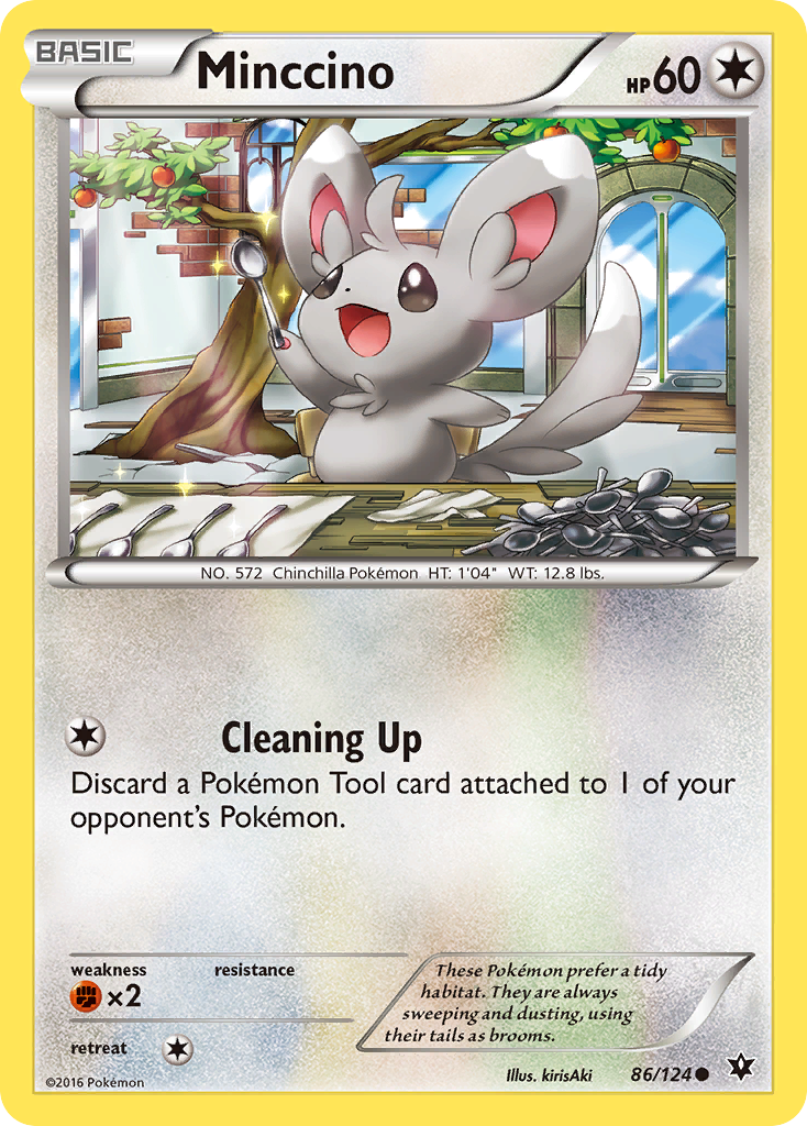 Minccino (86/124) [XY: Fates Collide] | North Game Den