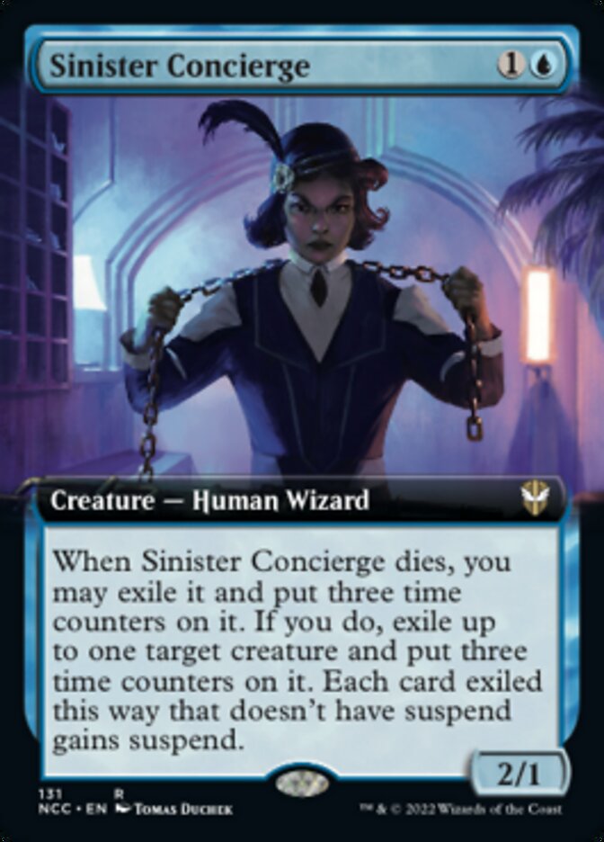 Sinister Concierge (Extended Art) [Streets of New Capenna Commander] | North Game Den