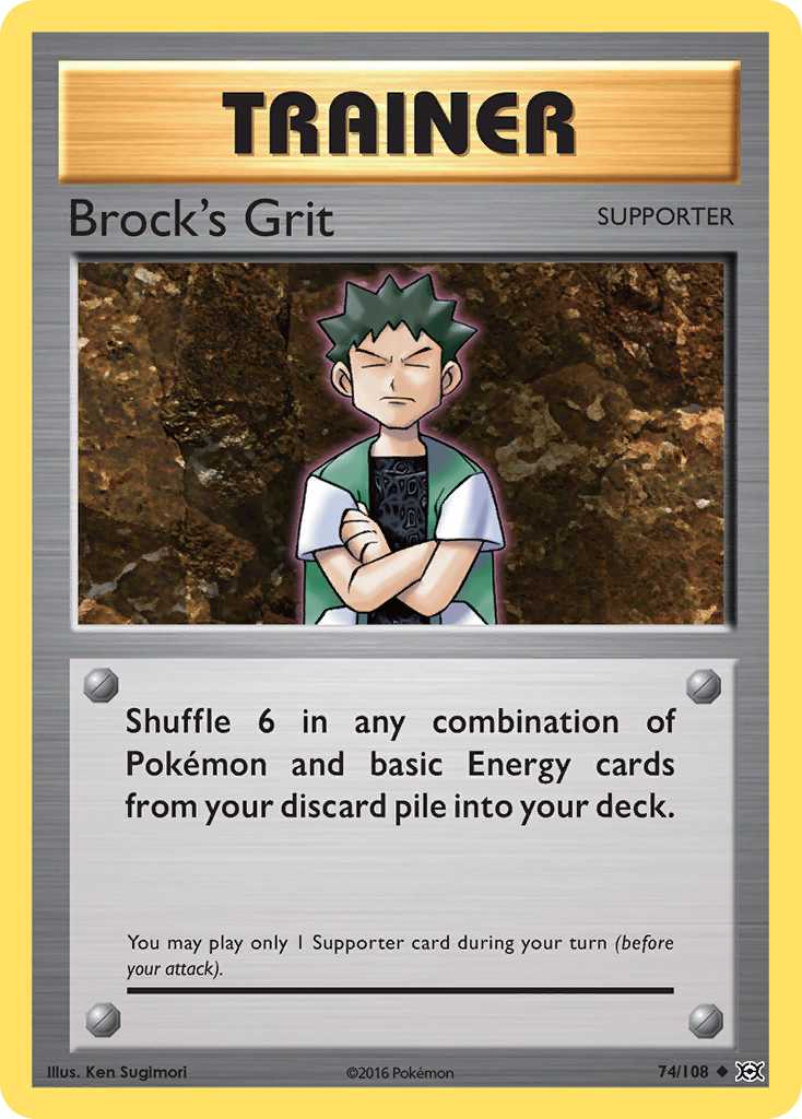 Brock's Grit (74/108) [XY: Evolutions] | North Game Den