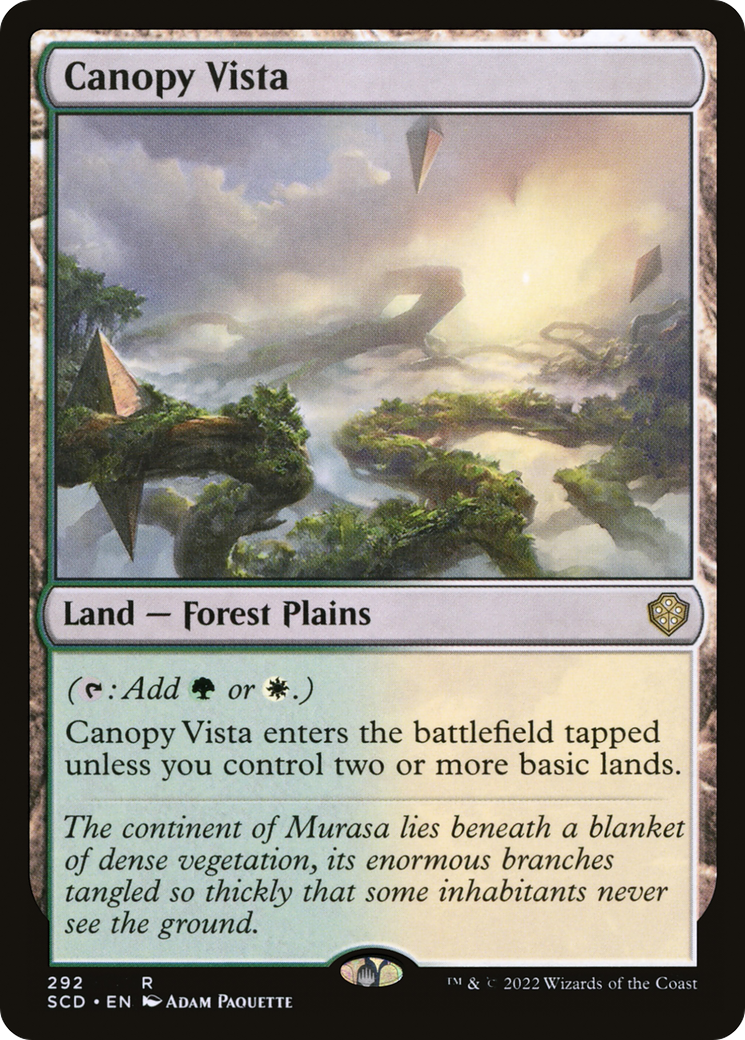 Canopy Vista [Starter Commander Decks] | North Game Den