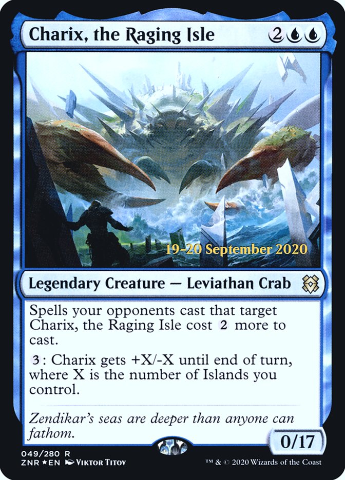 Charix, the Raging Isle  [Zendikar Rising Prerelease Promos] | North Game Den