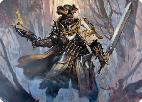 Brutal Cathar Art Card [Innistrad: Midnight Hunt Art Series] | North Game Den