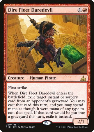 Dire Fleet Daredevil [Rivals of Ixalan] | North Game Den