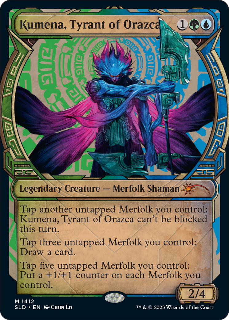 Kumena, Tyrant of Orazca (Rainbow Foil) [Secret Lair Drop Series] | North Game Den