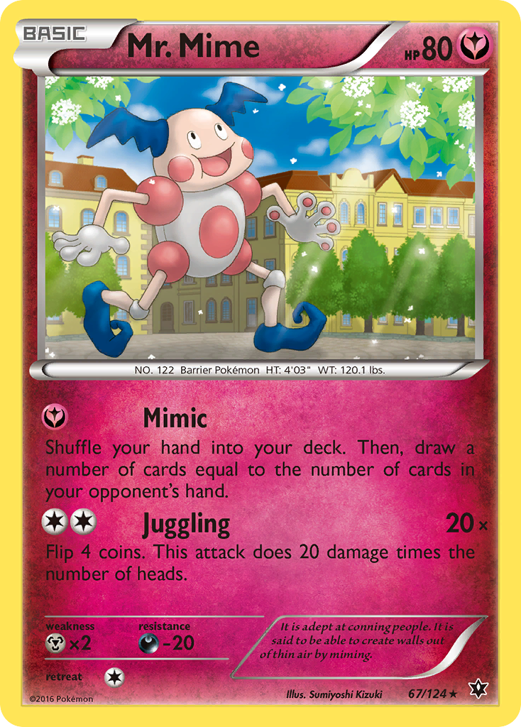 Mr. Mime (67/124) [XY: Fates Collide] | North Game Den