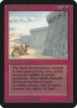 Wall of Stone [Limited Edition Alpha] | North Game Den