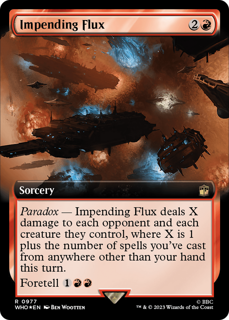 Impending Flux (Extended Art) (Surge Foil) [Doctor Who] | North Game Den