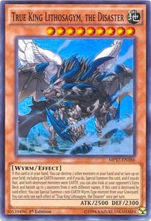 True King Lithosagym, the Disaster [MP17-EN186] Super Rare | North Game Den