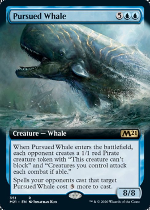 Pursued Whale (Extended Art) [Core Set 2021] | North Game Den