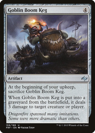 Goblin Boom Keg [Fate Reforged] | North Game Den