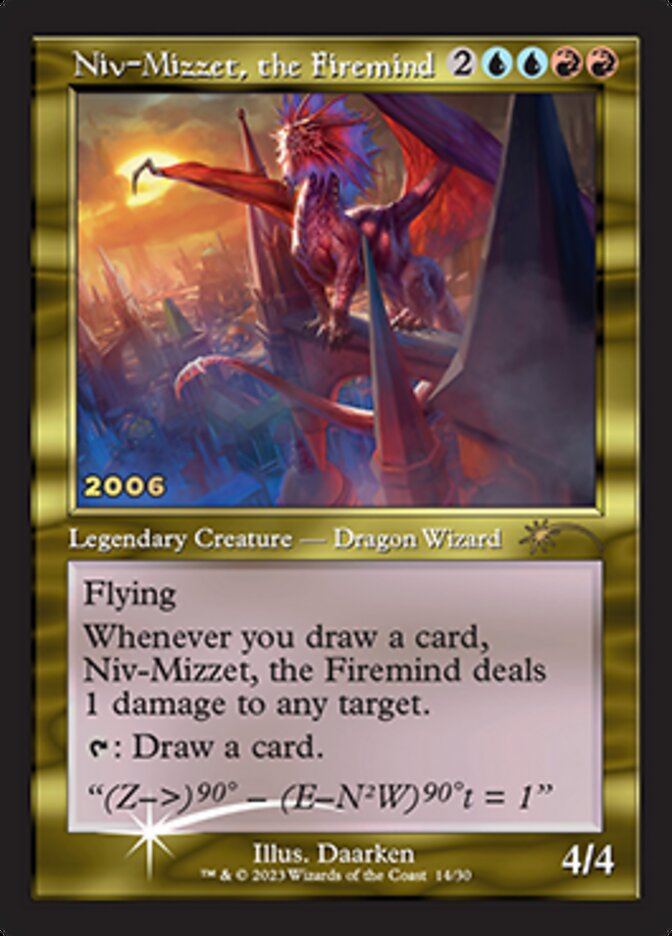 Niv-Mizzet, the Firemind [30th Anniversary Promos] | North Game Den