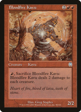 Bloodfire Kavu [Apocalypse] | North Game Den