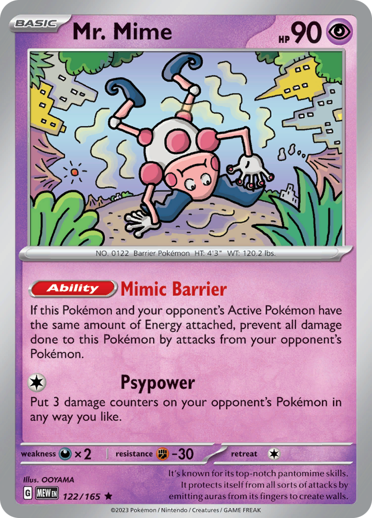 Mr. Mime (122/165) [Scarlet & Violet: 151] | North Game Den