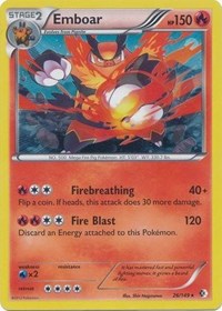 Emboar (26/149) (Cosmos Holo) (Blister Exclusive) [Black & White: Boundaries Crossed] | North Game Den