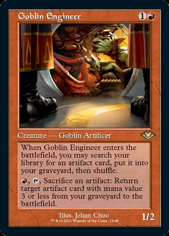 Goblin Engineer (Retro) [Modern Horizons 2] | North Game Den