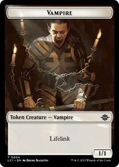 Vampire // Spirit Double-Sided Token [The Lost Caverns of Ixalan Tokens] | North Game Den