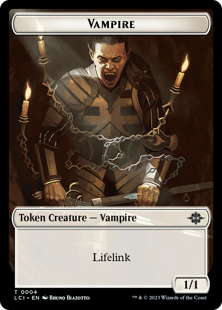 Vampire // Skeleton Pirate Double-Sided Token [The Lost Caverns of Ixalan Tokens] | North Game Den