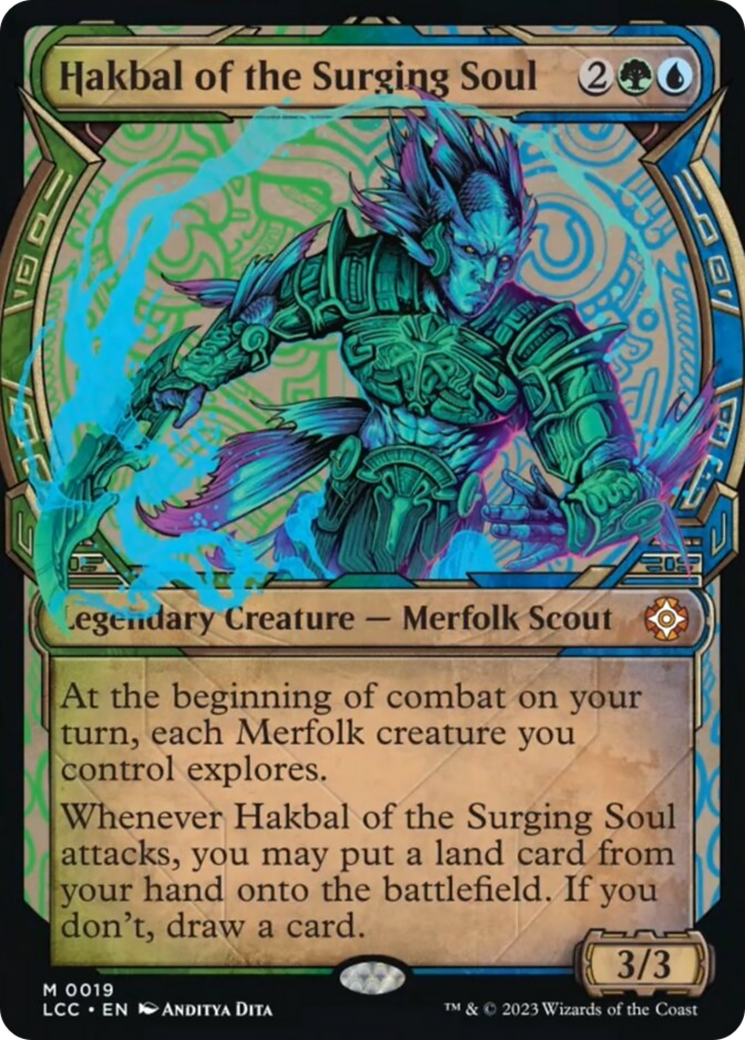 Hakbal of the Surging Soul (Showcase) [The Lost Caverns of Ixalan Commander] | North Game Den