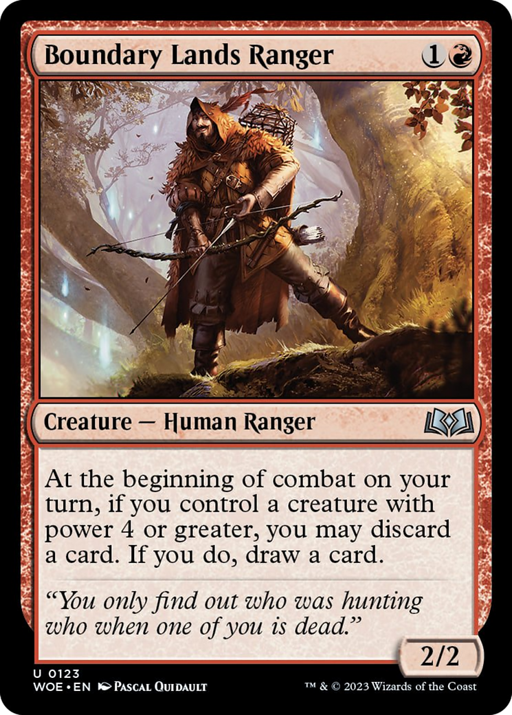 Boundary Lands Ranger [Wilds of Eldraine] | North Game Den