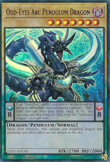 Odd-Eyes Arc Pendulum Dragon [LEDD-ENC00] Ultra Rare | North Game Den