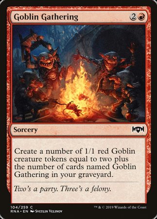 Goblin Gathering [Ravnica Allegiance] | North Game Den