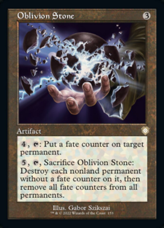 Oblivion Stone (Retro) [The Brothers' War Commander] | North Game Den