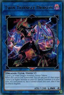 Twin Triangle Dragon [CIBR-EN046] Rare | North Game Den