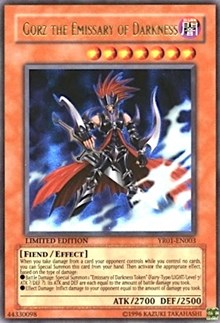 Gorz the Emissary of Darkness [YR01-EN003] Ultra Rare | North Game Den