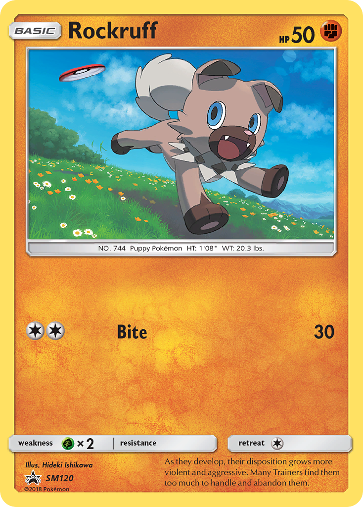 Rockruff (SM120) [Sun & Moon: Black Star Promos] | North Game Den