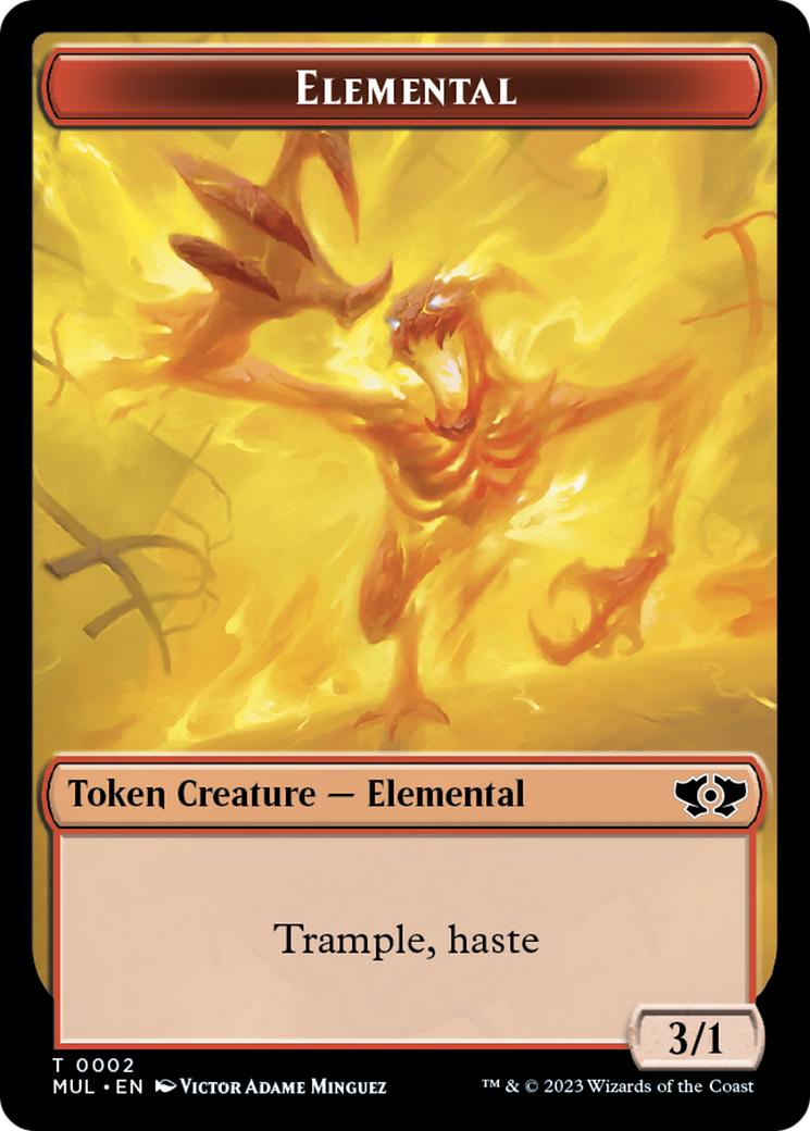 Elemental Token [Multiverse Legends Tokens] | North Game Den