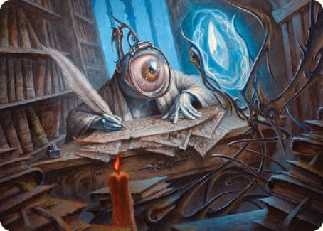 Unblinking Observer Art Card [Innistrad: Midnight Hunt Art Series] | North Game Den