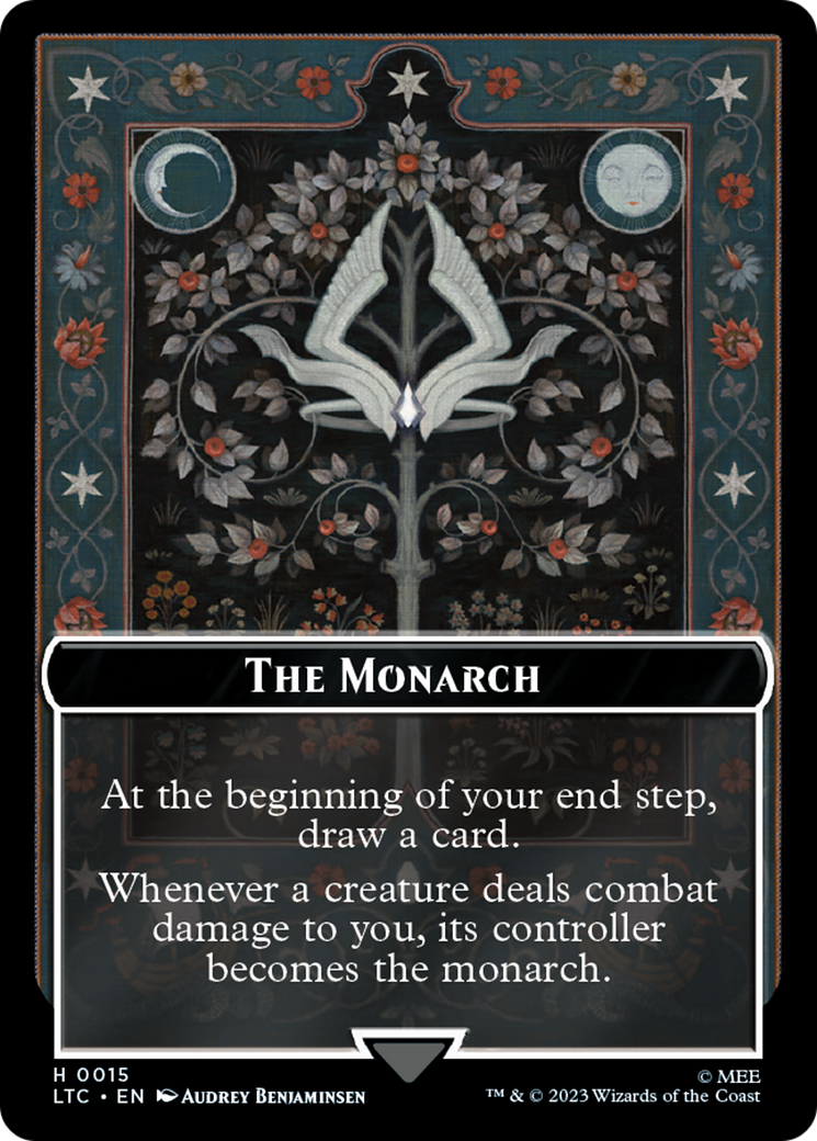 The Monarch // Treasure Double-Sided Token [The Lord of the Rings: Tales of Middle-Earth Commander Tokens] | North Game Den