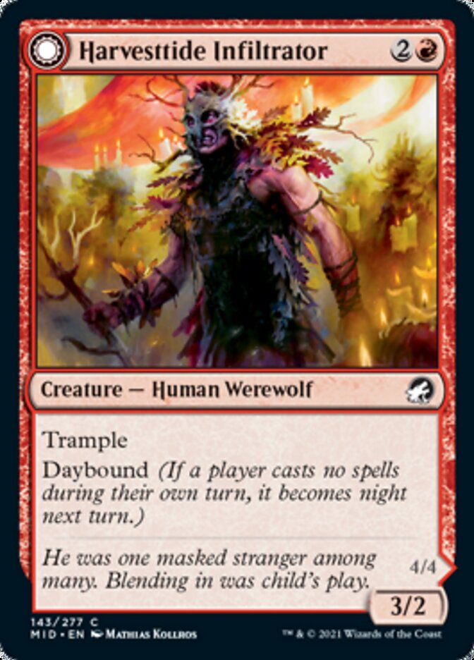 Harvesttide Infiltrator // Harvesttide Assailant [Innistrad: Midnight Hunt] | North Game Den
