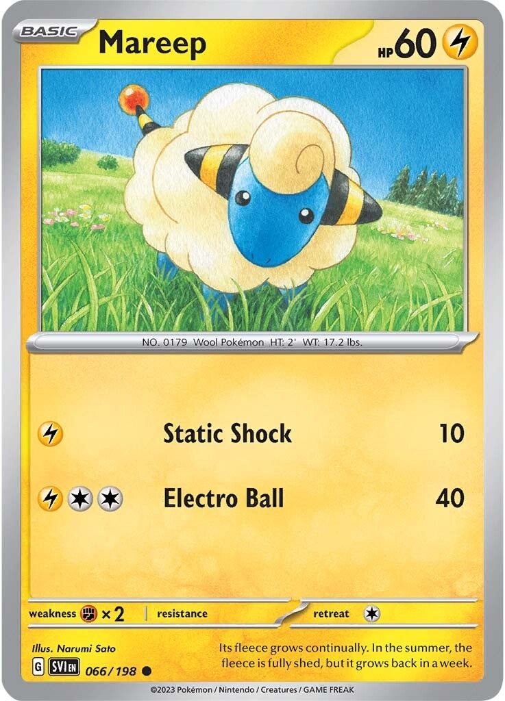 Mareep (066/198) [Scarlet & Violet: Base Set] | North Game Den