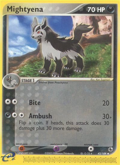 Mightyena (42/109) [EX: Ruby & Sapphire] | North Game Den