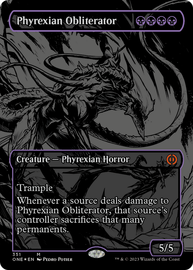 Phyrexian Obliterator (Oil Slick Raised Foil) [Phyrexia: All Will Be One] | North Game Den