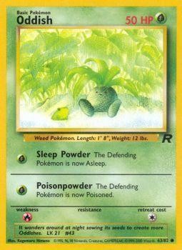 Oddish (63/82) [Team Rocket Unlimited] | North Game Den