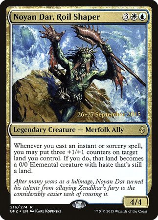 Noyan Dar, Roil Shaper [Battle for Zendikar Promos] | North Game Den