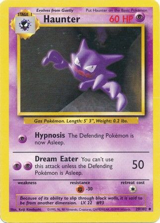 Haunter (29/102) [Base Set Unlimited] | North Game Den