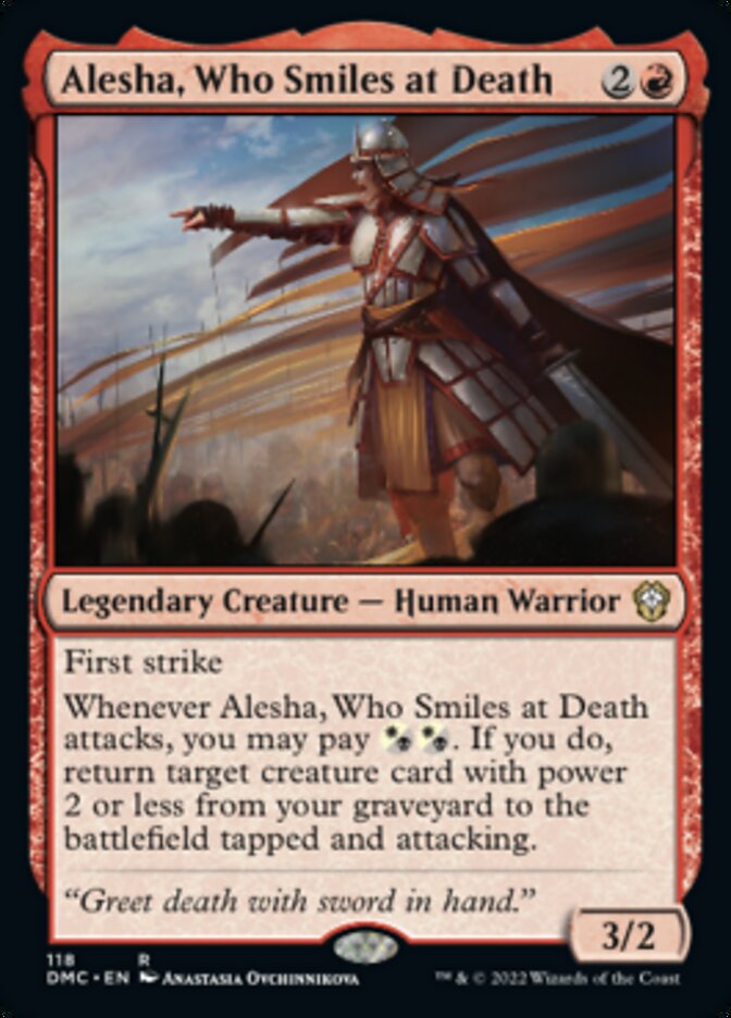 Alesha, Who Smiles at Death [Dominaria United Commander] | North Game Den