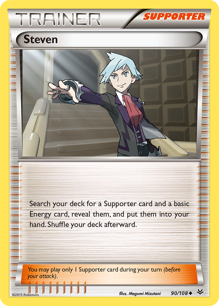 Steven (90/108) [XY: Roaring Skies] | North Game Den