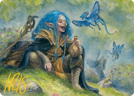 Feywild Trickster Art Card (Gold-Stamped Signature) [Dungeons & Dragons: Adventures in the Forgotten Realms Art Series] | North Game Den