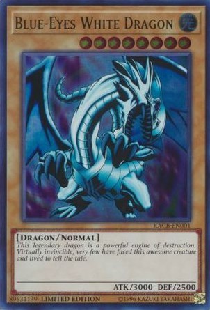 Blue-Eyes White Dragon [KACB-EN001] Ultra Rare | North Game Den