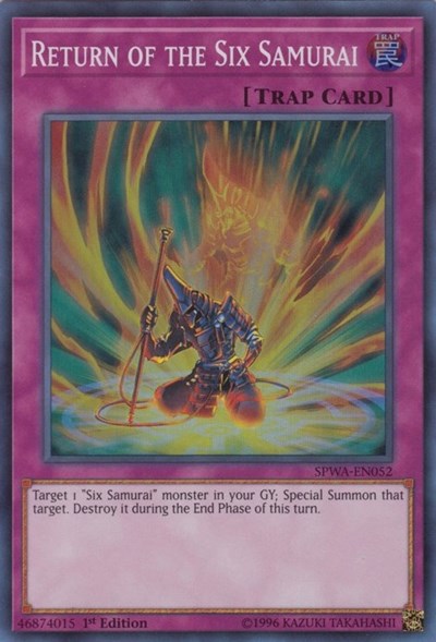 Return of the Six Samurai [SPWA-EN052] Super Rare | North Game Den