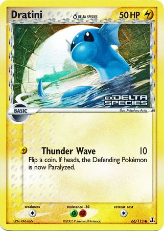 Dratini (66/113) (Delta Species) (Stamped) [EX: Delta Species] | North Game Den